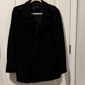 Banana Republic Men's Dark Peacoat